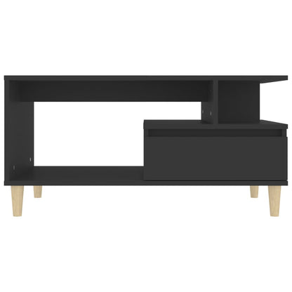 vidaXL Couchtisch Schwarz 90x49x45 cm Holzwerkstoff