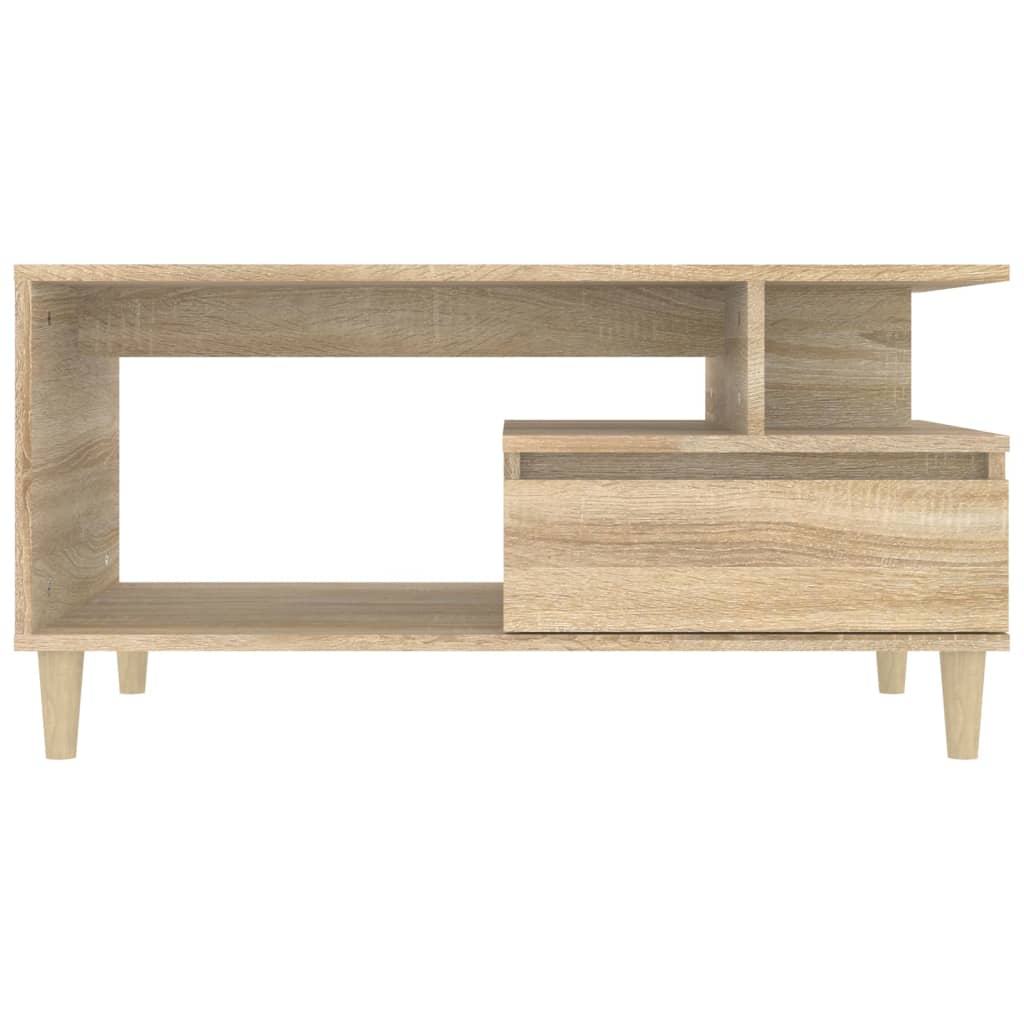 vidaXL Couchtisch Sonoma-Eiche 90x49x45 cm Holzwerkstoff
