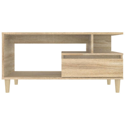 vidaXL Couchtisch Sonoma-Eiche 90x49x45 cm Holzwerkstoff