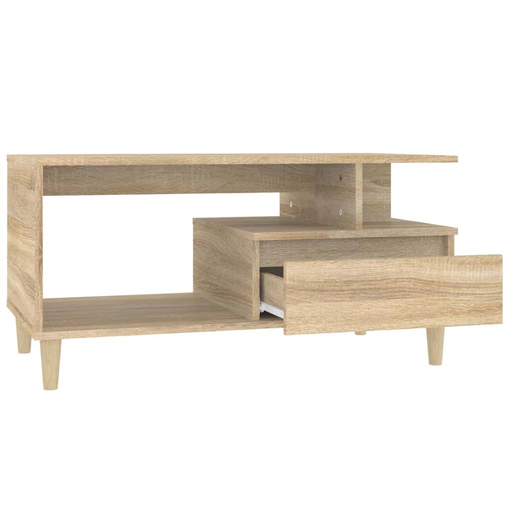 vidaXL Couchtisch Sonoma-Eiche 90x49x45 cm Holzwerkstoff