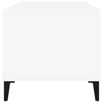 vidaXL Couchtisch Weiß 90x49x45 cm Holzwerkstoff