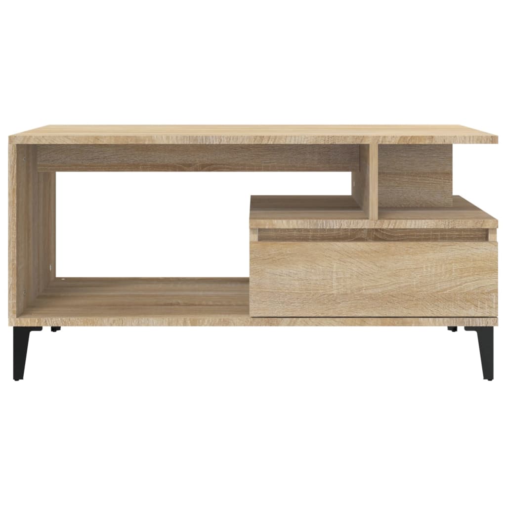 vidaXL Couchtisch Sonoma-Eiche 90x49x45 cm Holzwerkstoff