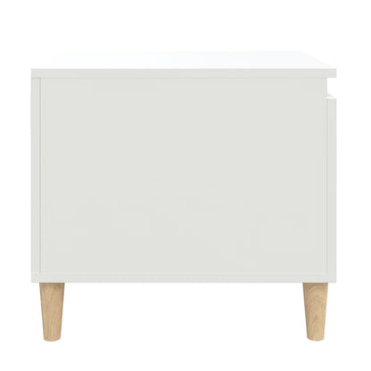 vidaXL Table basse blanc 100x50x45 cm Bois d'ingénierie