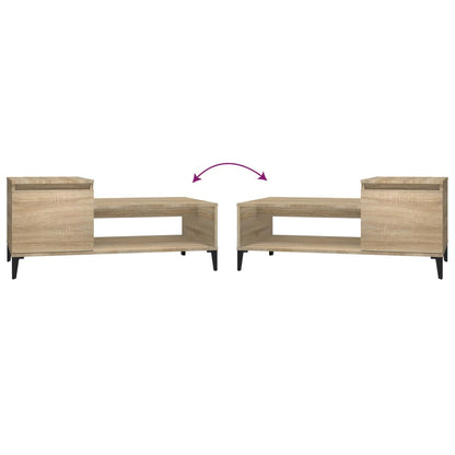 vidaXL Couchtisch Sonoma-Eiche 100x50x45 cm Holzwerkstoff
