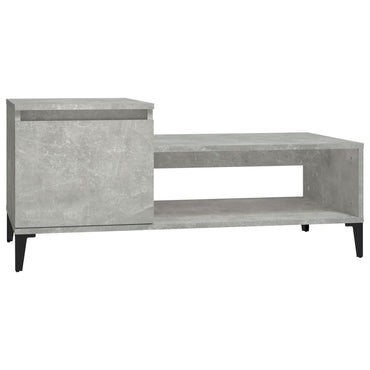 vidaXL Couchtisch Betongrau 100x50x45 cm Holzwerkstoff