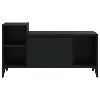 vidaXL Meuble TV Noir 100x35x55 cm Bois d'ingénierie