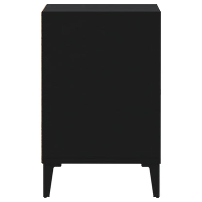 vidaXL Meuble TV Noir 100x35x55 cm Bois d'ingénierie