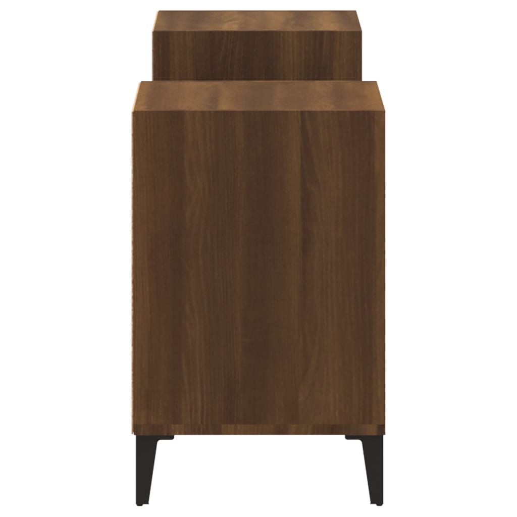 TV-Schrank Braun Eichen-Optik 160x35x55 cm Holzwerkstoff