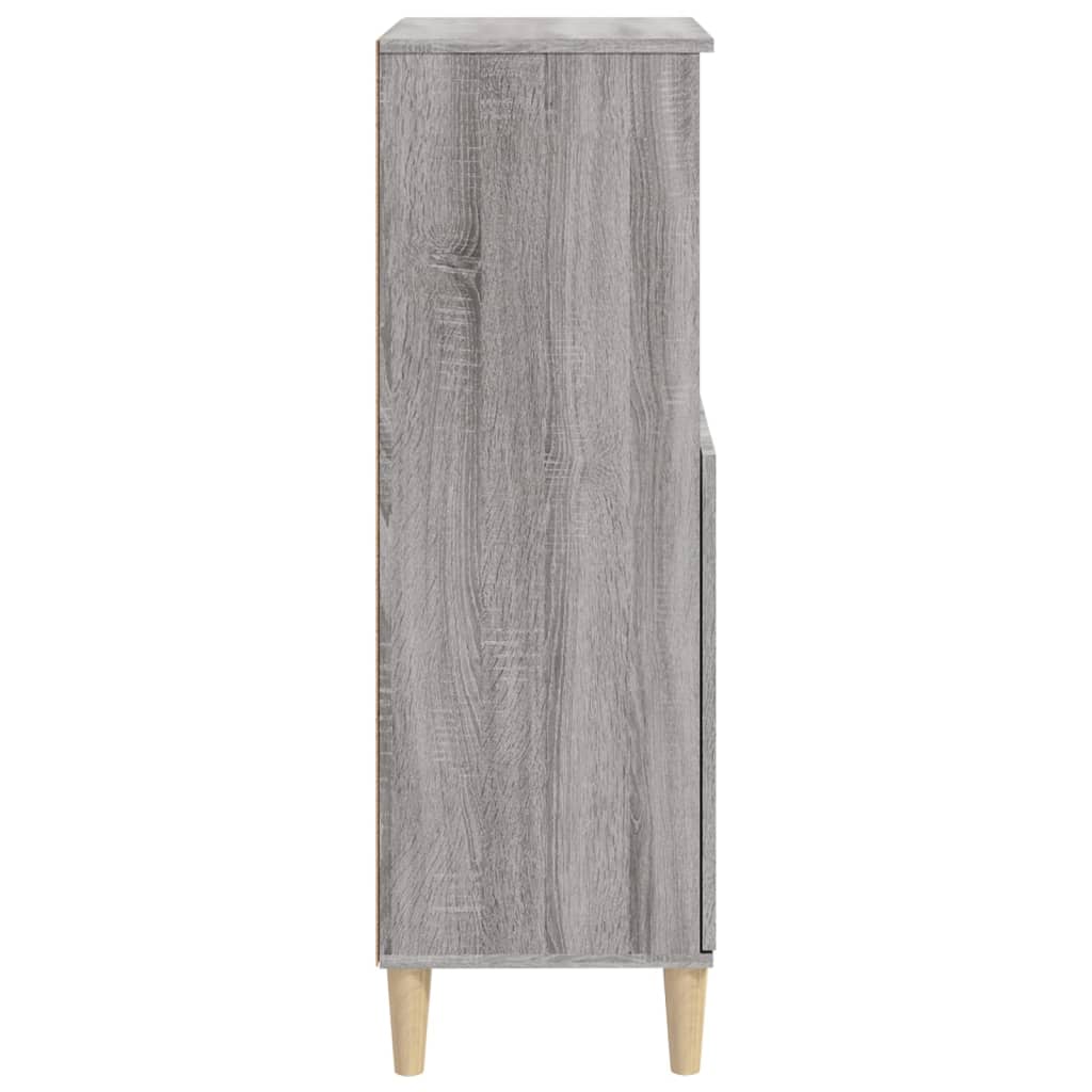 vidaXL Bahut haut gris Sonoma 60x36x110 cm en bois d'ingénierie