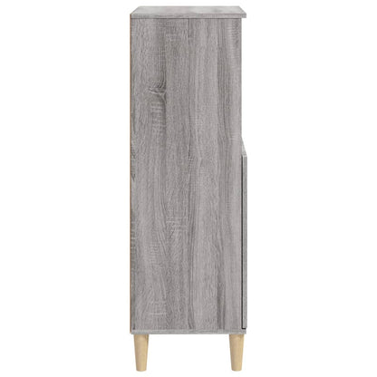 vidaXL Bahut haut gris Sonoma 60x36x110 cm en bois d'ingénierie