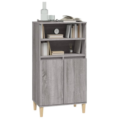 vidaXL Bahut haut gris Sonoma 60x36x110 cm en bois d'ingénierie