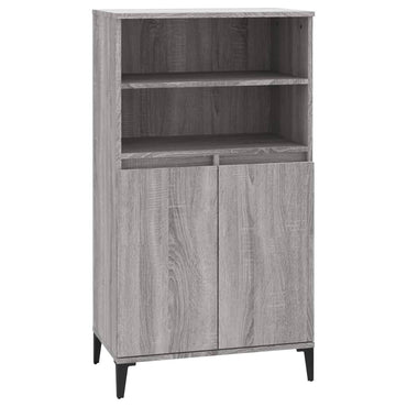 vidaXL Bahut haut gris Sonoma 60x36x110 cm en bois d'ingénierie