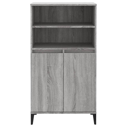 vidaXL Bahut haut gris Sonoma 60x36x110 cm en bois d'ingénierie