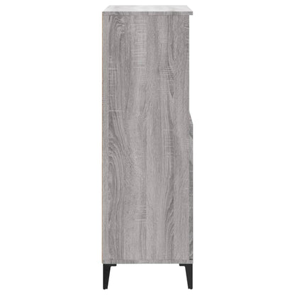 vidaXL Bahut haut gris Sonoma 60x36x110 cm en bois d'ingénierie