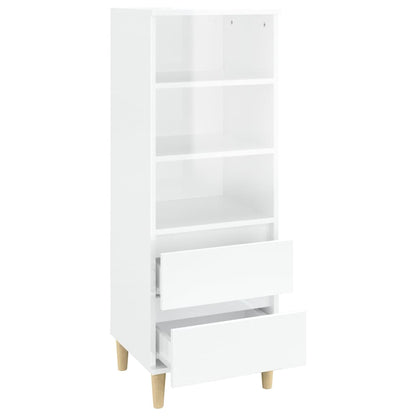 vidaXL Highboard Weiß 40x36x110 cm Holzwerkstoff