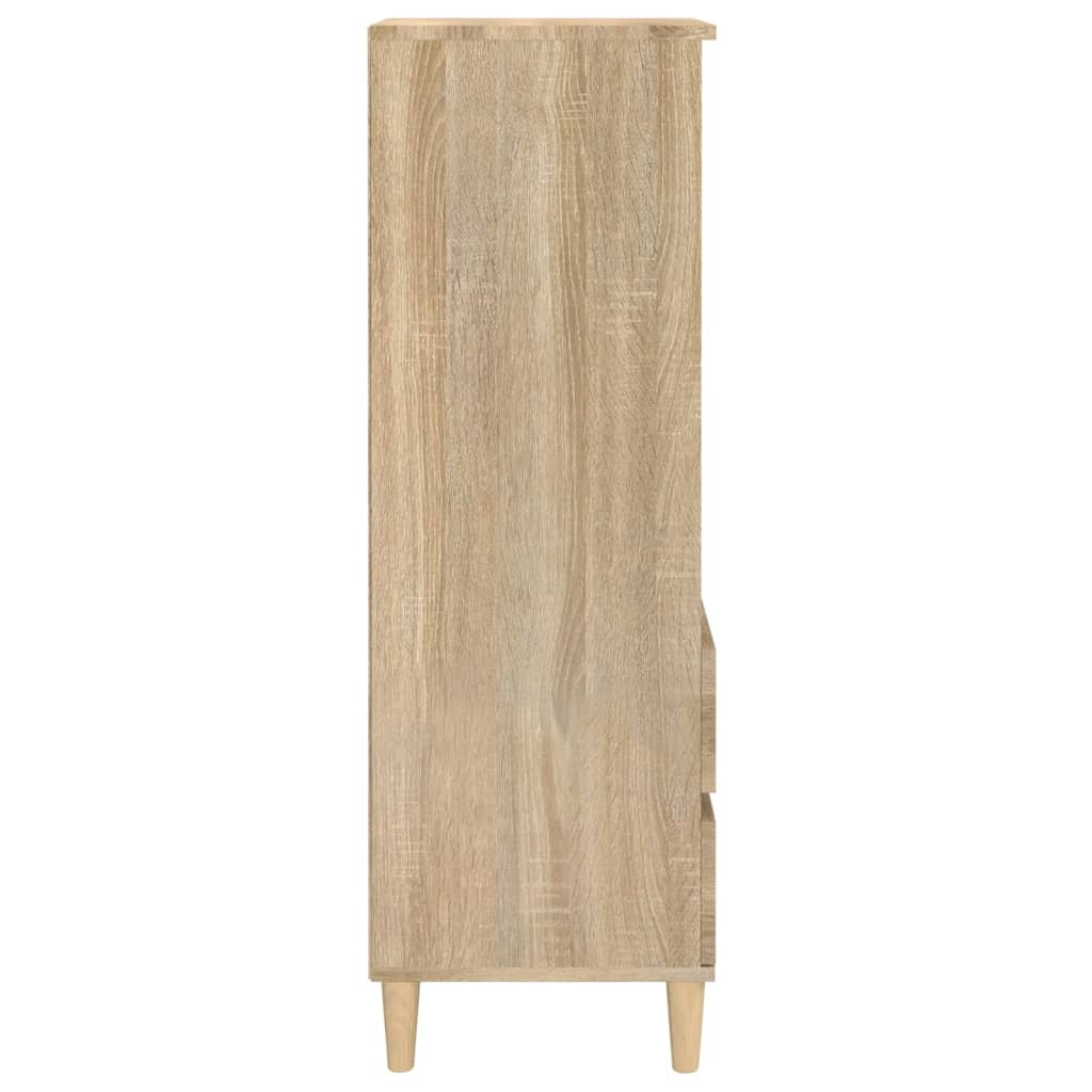 vidaXL Buffet haut chêne Sonoma 40x36x110 cm Aggloméré