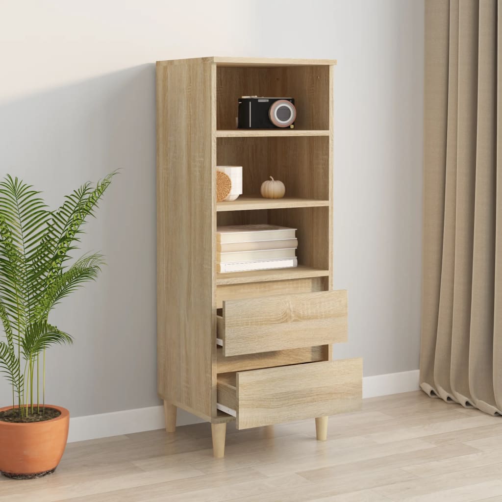 vidaXL Buffet haut chêne Sonoma 40x36x110 cm Aggloméré