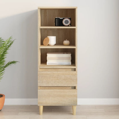 vidaXL Buffet haut chêne Sonoma 40x36x110 cm Aggloméré