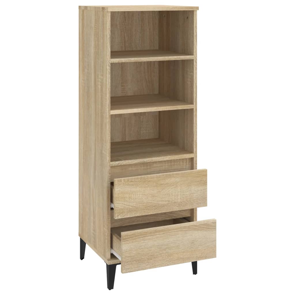 vidaXL Buffet haut chêne Sonoma 40x36x110 cm Aggloméré