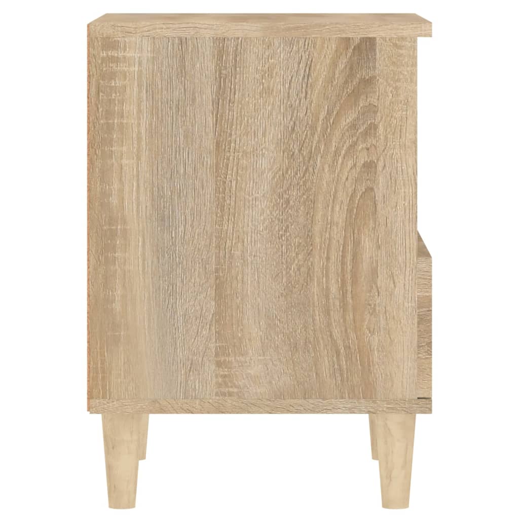 vidaXL Nachttische 2 Stk. Sonoma-Eiche 40x35x50 cm