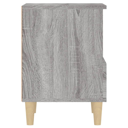 vidaXL Tables de chevet 2 pcs Gris Sonoma 40x35x50 cm