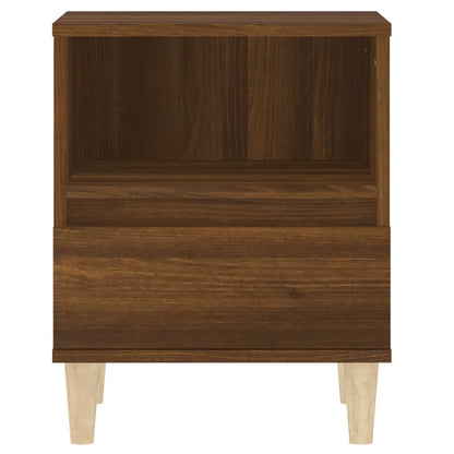 vidaXL Tables de chevet 2 pcs Aspect chêne marron 40x35x50 cm