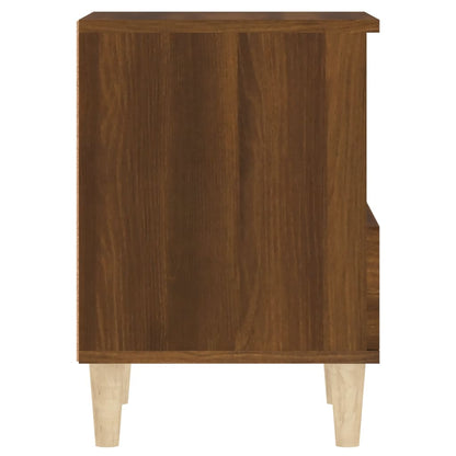 vidaXL Tables de chevet 2 pcs Aspect chêne marron 40x35x50 cm