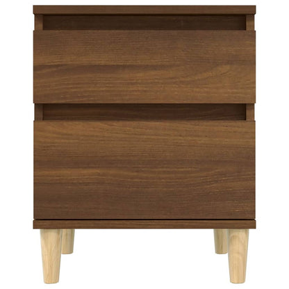vidaXL Table de chevet aspect chêne marron 40x35x50 cm