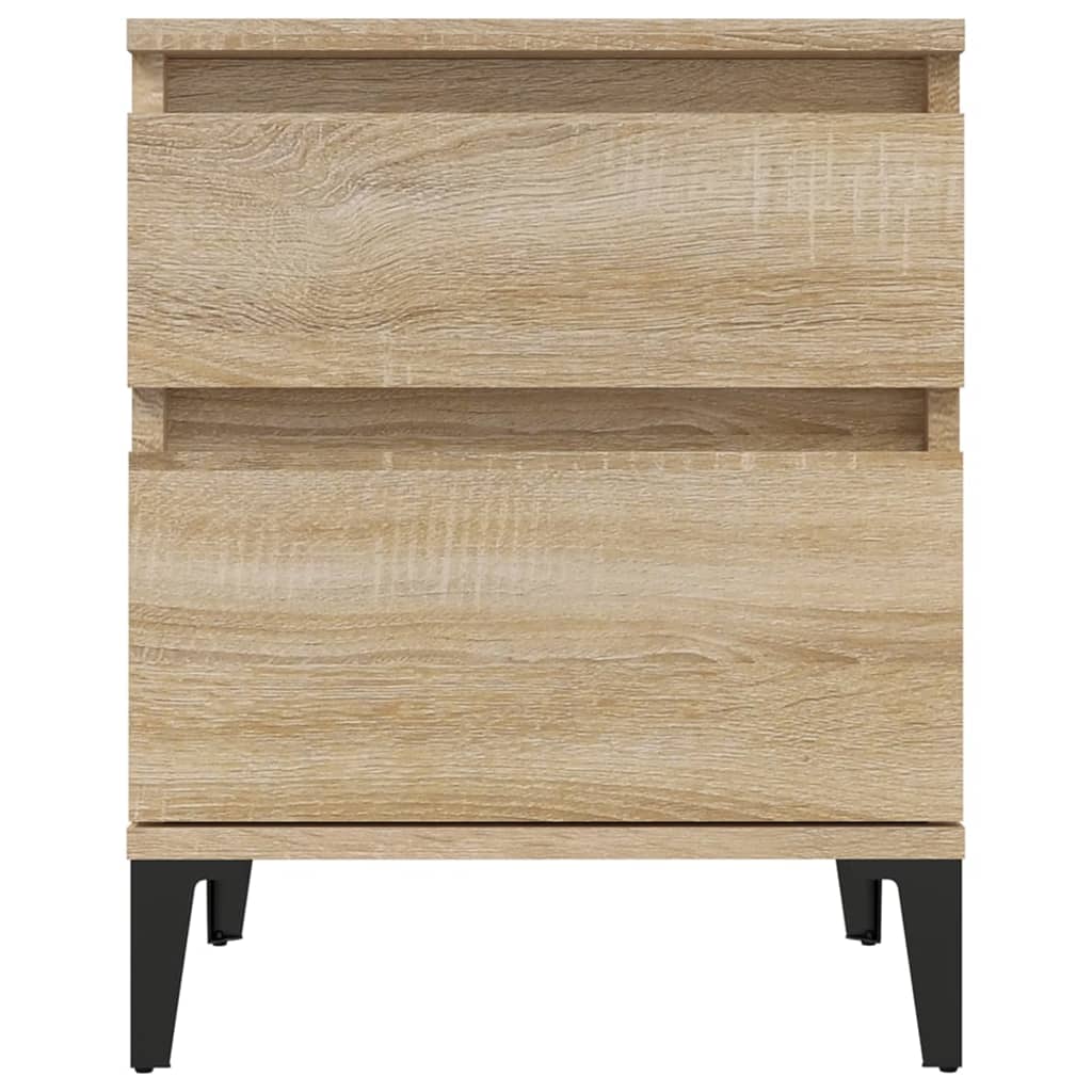 vidaXL Table de chevet chêne Sonoma 40x35x50 cm