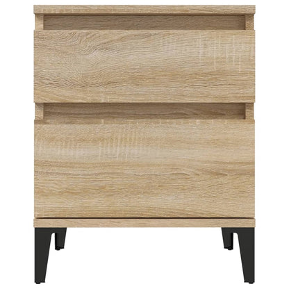 vidaXL Tables de chevet 2 pcs Chêne Sonoma 40x35x50 cm