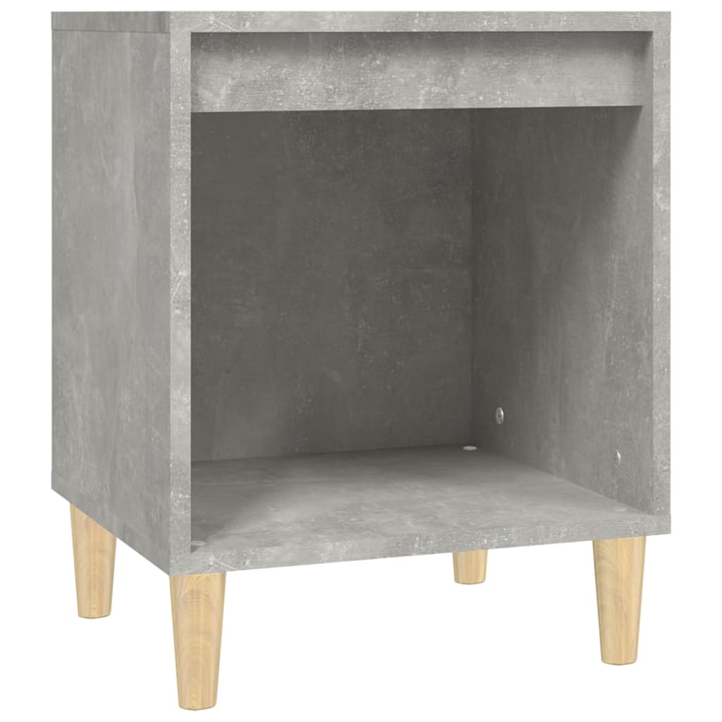 vidaXL Nachttisch Betongrau 40x35x50 cm