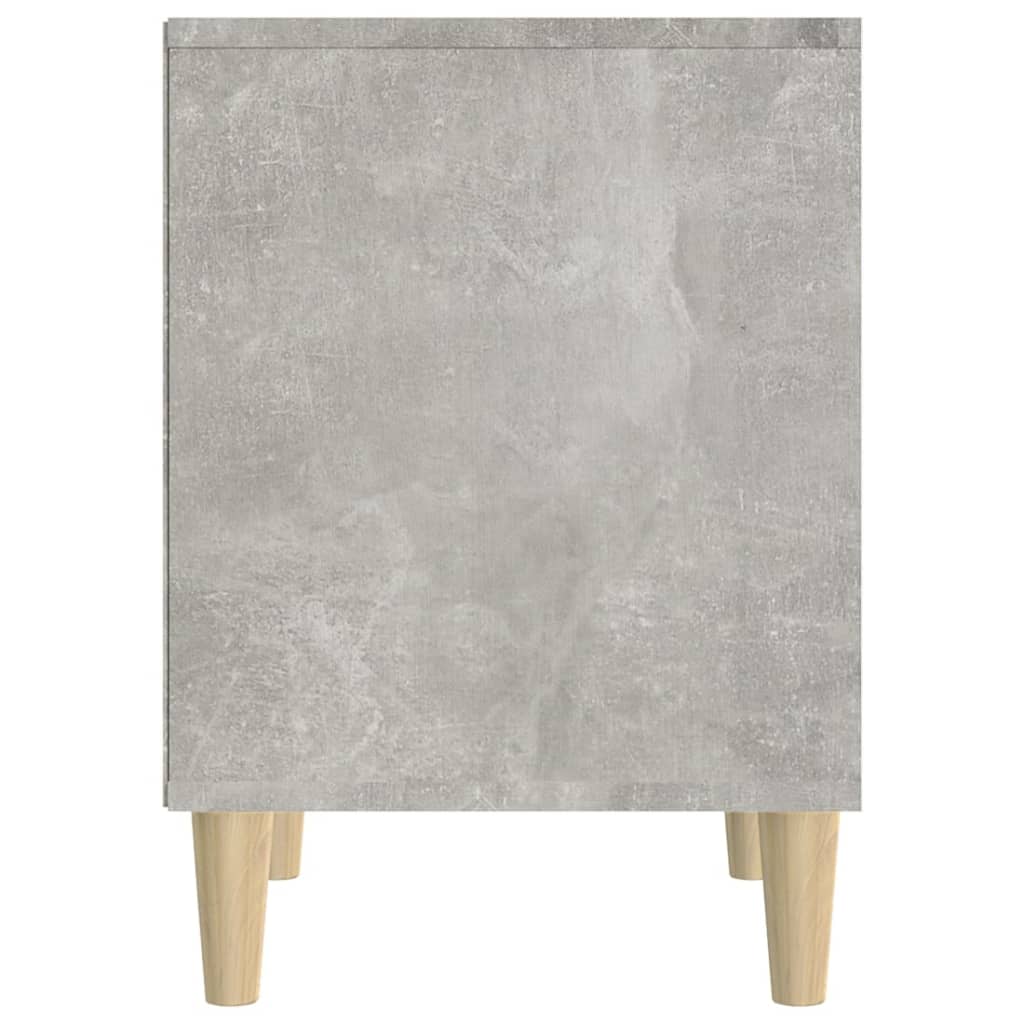 vidaXL Nachttische 2 Stk. Betongrau 40x35x50 cm