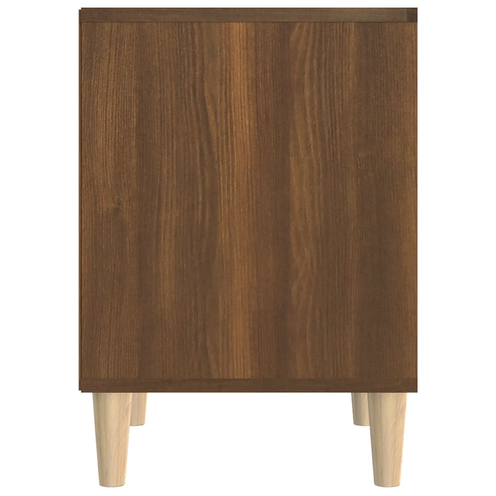vidaXL Nachttisch Braun Eichen-Optik 40x35x50 cm