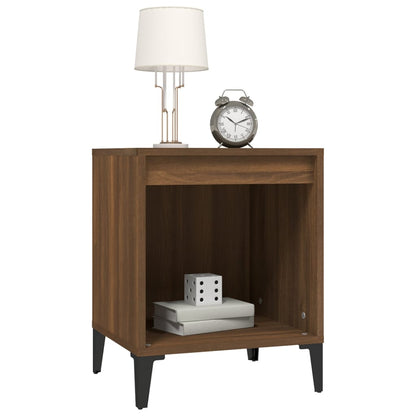 vidaXL Nachttisch Braun Eichen-Optik 40x35x50 cm