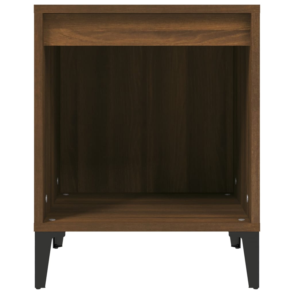 vidaXL Nachttisch Braun Eichen-Optik 40x35x50 cm