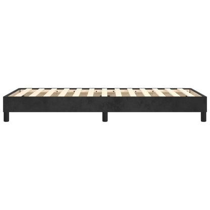 Boxspringbettgestell Schwarz 90x200 cm Samt