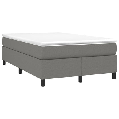 Boxspringbettgestell Dunkelgrau 120x200 cm Stoff