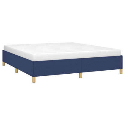 Boxspringbettgestell Blau 160x200 cm Stoff