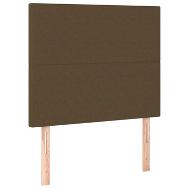 vidaXL Kopfteil Dunkelbraun 80x5x118/128 cm Stoff