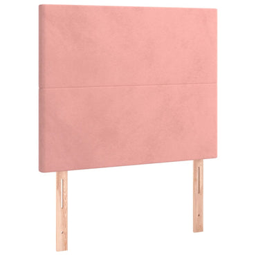 vidaXL Kopfteil Rosa 80x5x118/128 cm Samt