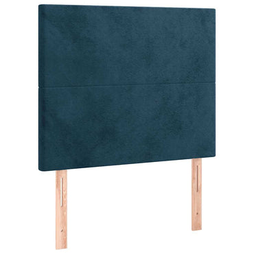 vidaXL Kopfteil Dunkelblau 90x5x118/128 cm Samt