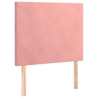 vidaXL Kopfteil Rosa 90x5x118/128 cm Samt