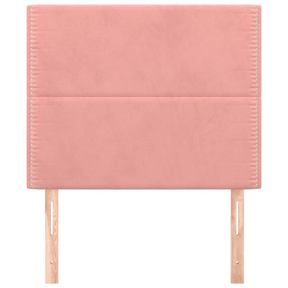 vidaXL Kopfteil Rosa 90x5x118/128 cm Samt