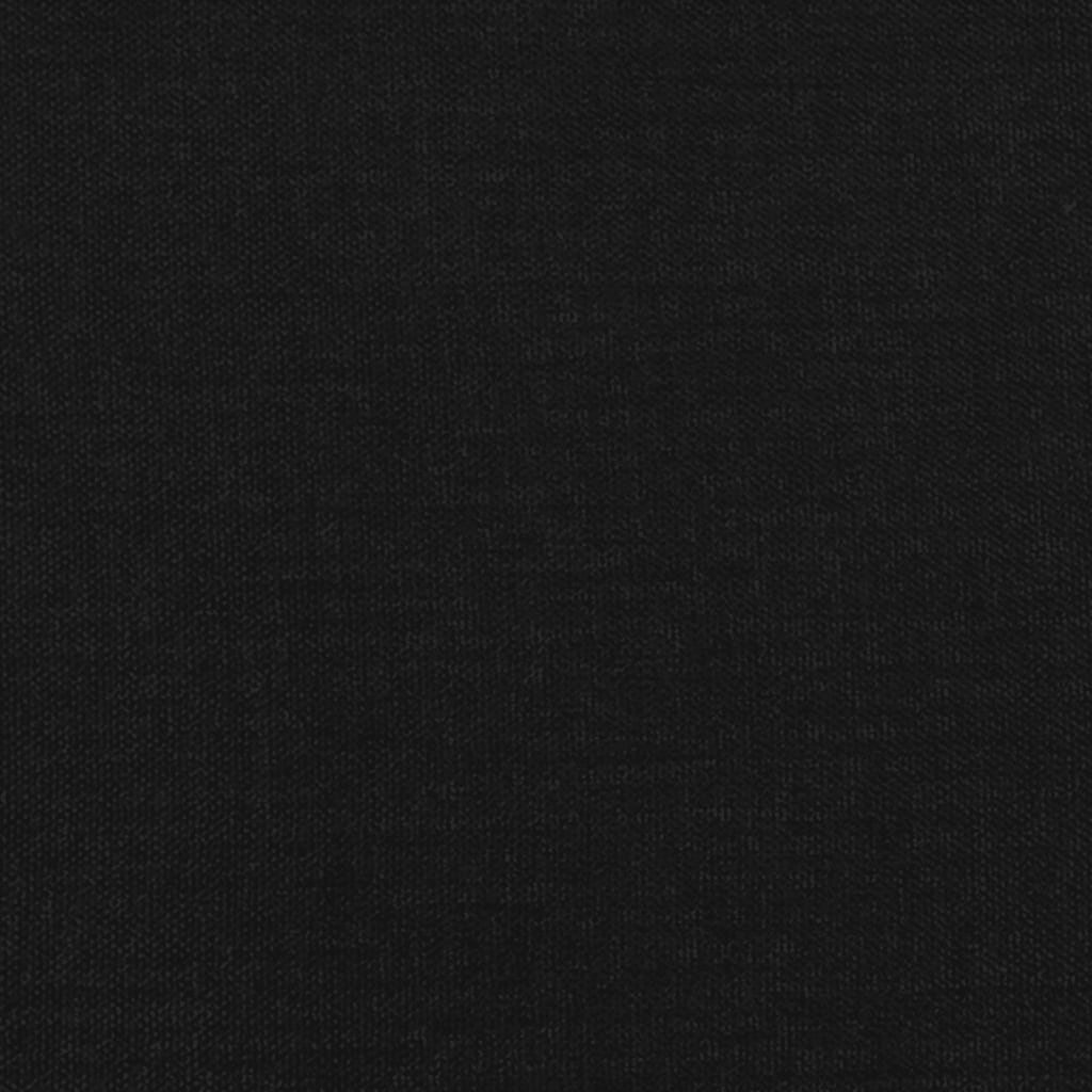 vidaXL Kopfteil Schwarz 100 x 5 x 118/128 cm Stoff