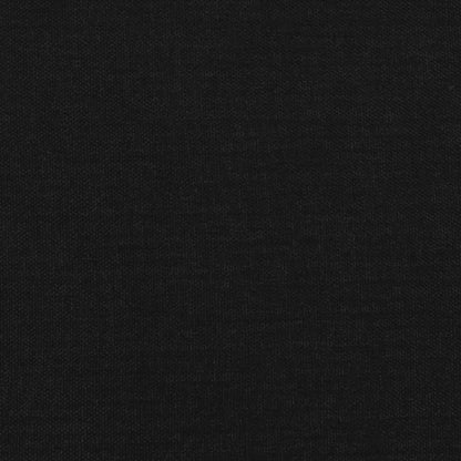 vidaXL Kopfteil Schwarz 100 x 5 x 118/128 cm Stoff