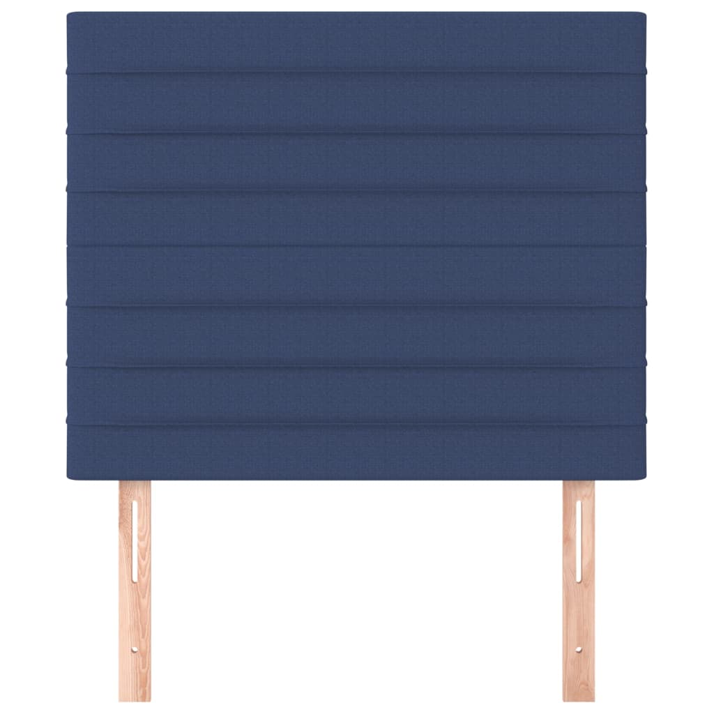 vidaXL Kopfteil Blau 100 x 5 x 118/128 cm Stoff