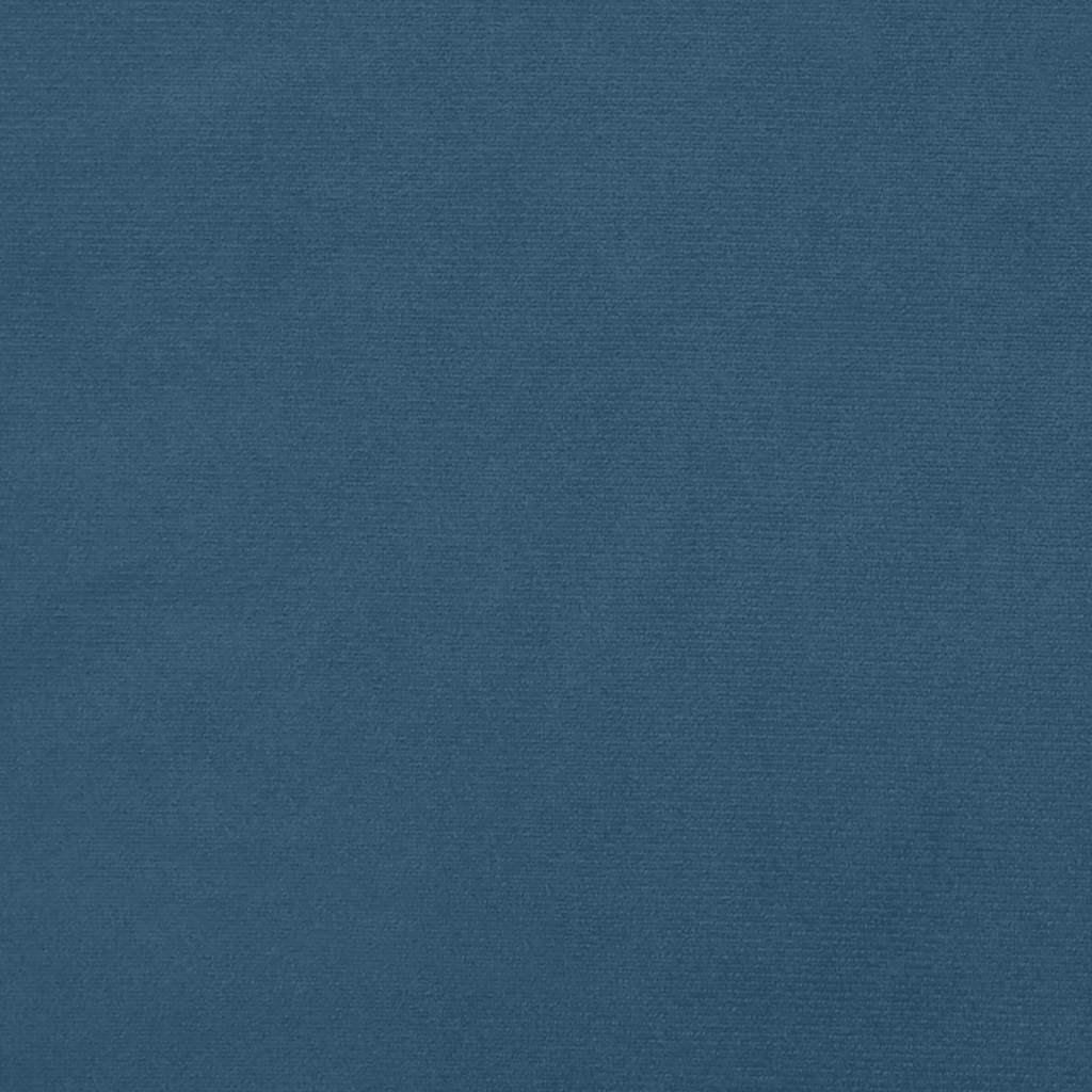 vidaXL Kopfteil Dunkelblau 144x5x118/128 cm Samt