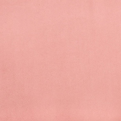 vidaXL Kopfteil Rosa 160 x 5 x 118/128 cm Samt