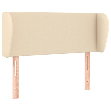 vidaXL Kopfteil mit Ohren Creme 83x23x78/88 cm Stoff