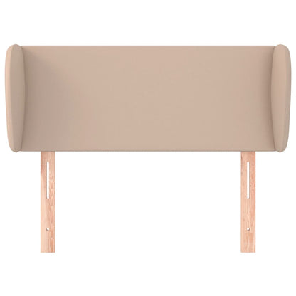 vidaXL Kopfteil mit Ohren Cappuccino-Braun 83x23x78/88 cm Kunstleder